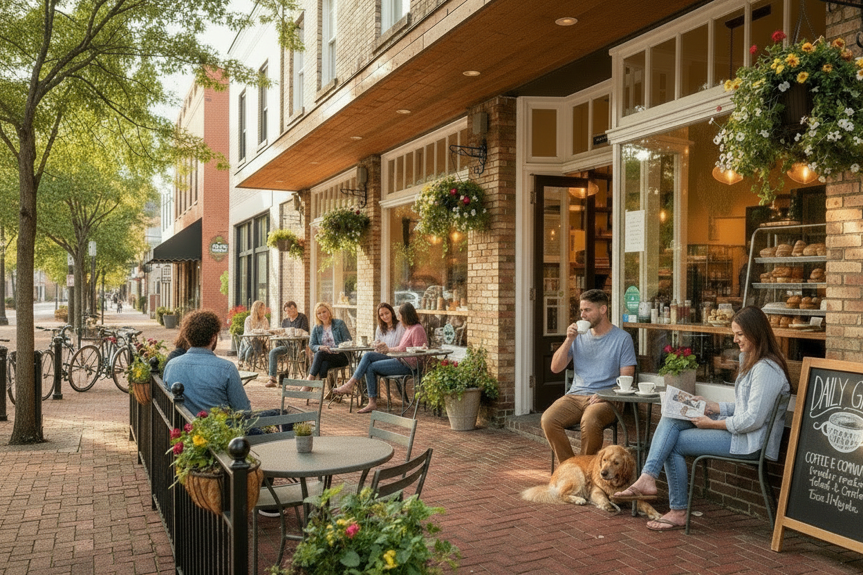 man on left looking away. everything else the same. 